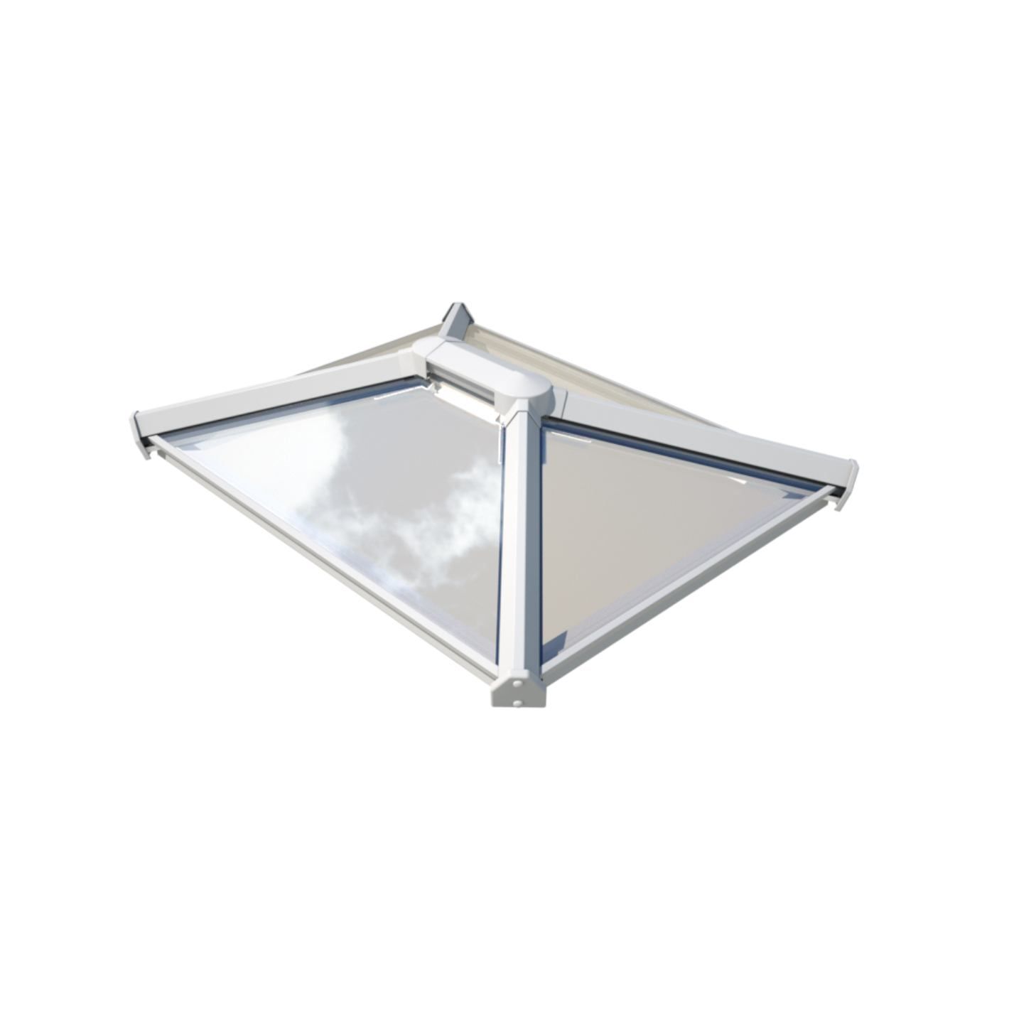 sky pod with white frame - rectangular